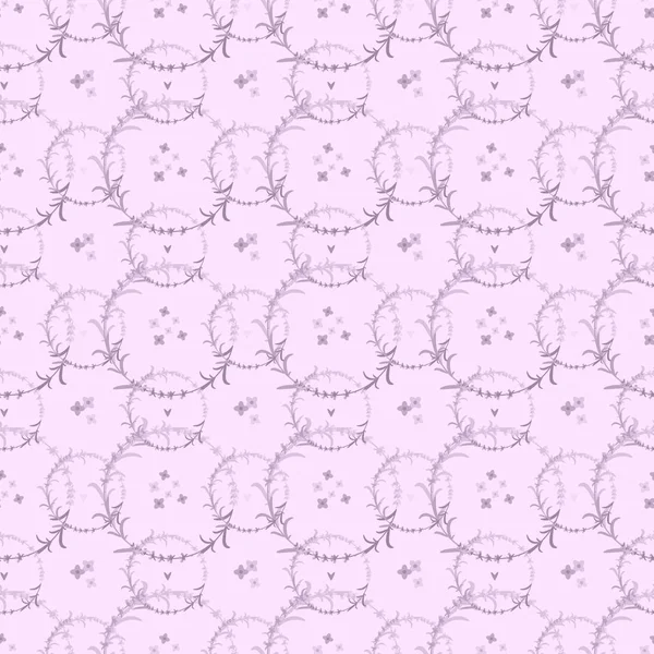 Lavender seamless pattern with an ornament of lavender flowers. — Stock Photo, Image