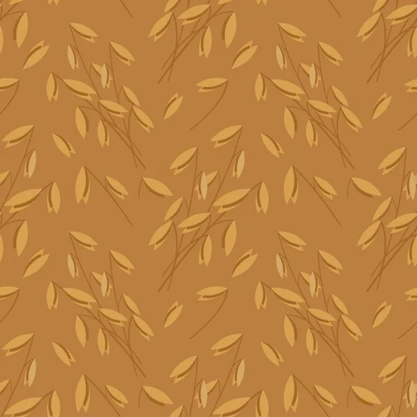 Seamless pattern element with oats. — Stock Photo, Image