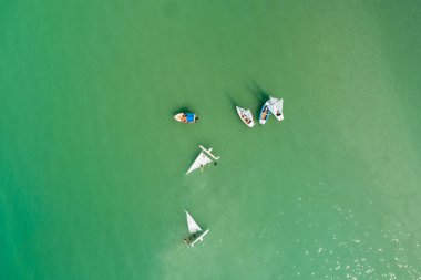 Balaton Gölü Yelkenli tekneler