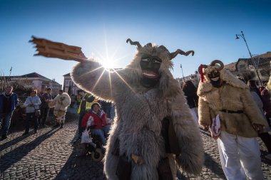 Mohacsi Busojaras karnaval bahar için 