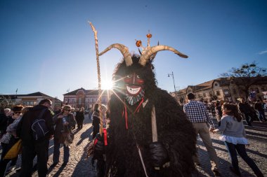 Mohacsi Busojaras karnaval bahar için 