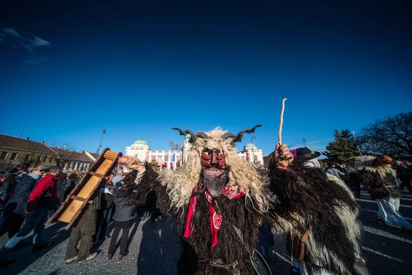 Весенний карнавал имени Мохачи Бусохараса — стоковое фото