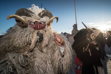 Mohacsi Busojaras karnaval bahar için 