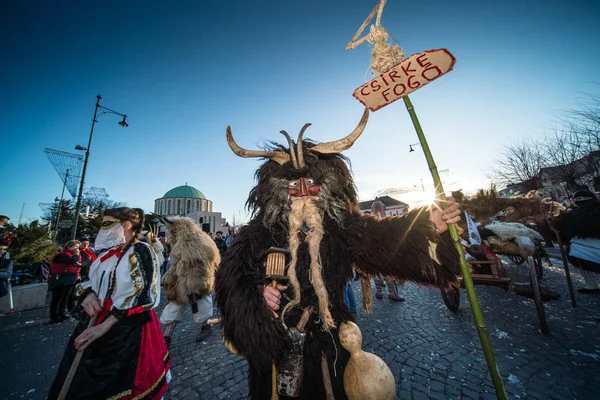 Carnaval de Mohacsi Busojaras para la primavera — Foto de Stock