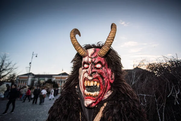 Mohacsi Busojaras karneval för våren — Stockfoto