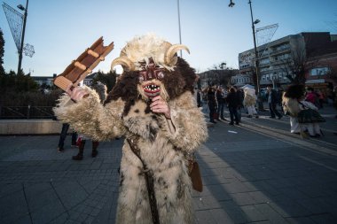 Mohacsi Busojaras karnaval bahar için 