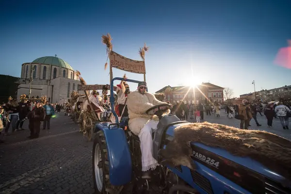 Carnaval de Mohacsi Busojaras de primavera — Fotografia de Stock