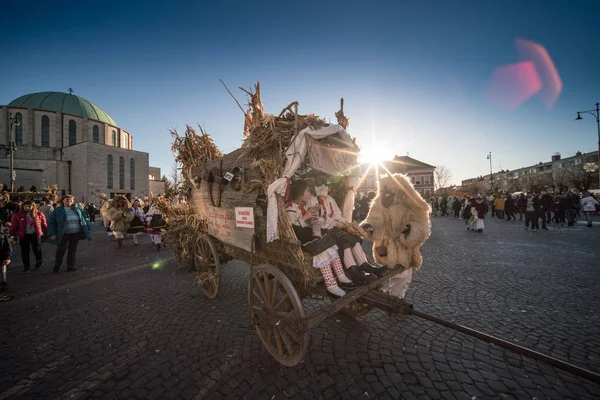 Mohacsi Busojaras karneval pro jaro — Stock fotografie