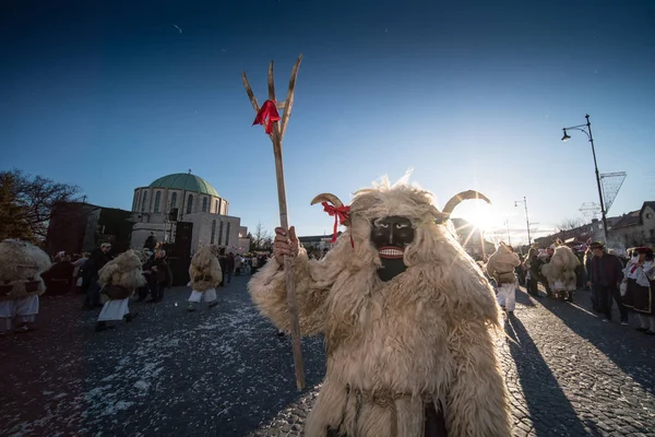 Carnaval de Mohacsi Busojaras para la primavera — Foto de Stock