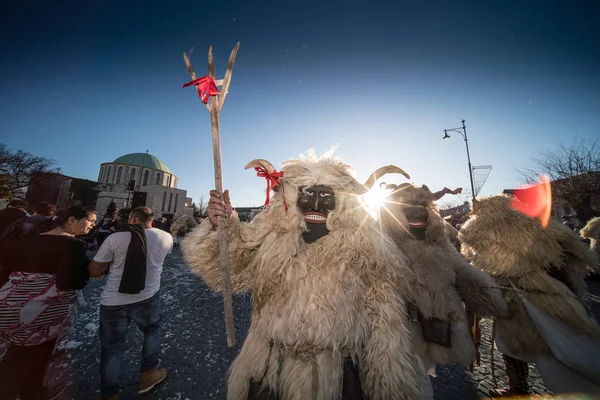 Mohacsi Busojaras karneval för våren — Stockfoto
