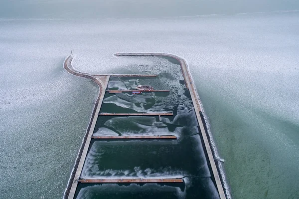 Парусные Лодки Озере Балатон Балатонфенивес — стоковое фото