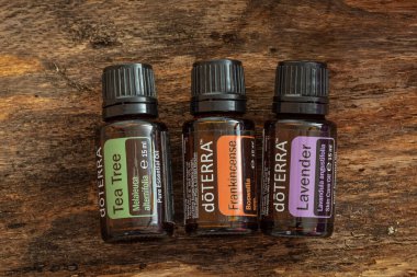 Pecs / Hungray - Aug 05 2020 - Günlük kullanım için Doterra Esnecessary Oils 'in resimsel editoryal görüntüsü