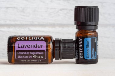 Pecs / Hungray - Aug 05 2020 - Günlük kullanım için Doterra Esnecessary Oils 'in resimsel editoryal görüntüsü