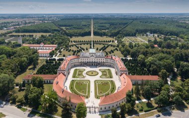 Beautiful Eszterhazy Castle in Fertod, Hungary clipart