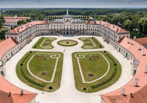 Hermoso Castillo Eszterhazy Fertod Hungría — Foto de Stock