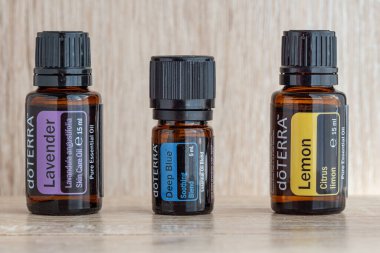 Pecs / Hungray - Aug 06 2020 - Günlük kullanım için Doterra Esnecessary Oil 'in resimsel editoryal görüntüsü