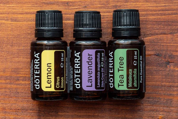 Pecs Hungray Ago 2020 Imagen Editorial Ilustrativa Doterra Aceites Esenciales — Foto de Stock