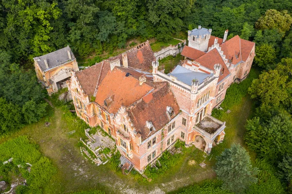 Castelo Arruinado Mikosszeplak Hungria — Fotografia de Stock