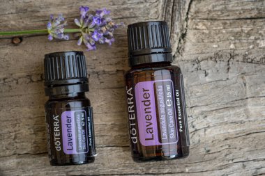 Pecs / Hungray - Aug 06 2020 - Günlük kullanım için Doterra Esnecessary Oil 'in resimsel editoryal görüntüsü