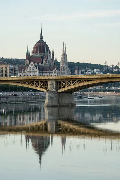 Piękny Węgierski Parlament Budapeszcie Węgry — Zdjęcie stockowe