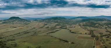 Csobanc 'la güzel Balaton Felvideo' sunun hava fotoğrafı.