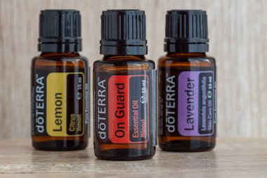 Pecs / Hungray - Aug 06 2020 - Günlük kullanım için Doterra Esnecessary Oil 'in resimsel editoryal görüntüsü