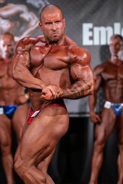 2020 Szeged Hungary Hungria Szept Plumbas Adam Participa Campeonato Musculação — Fotografia de Stock