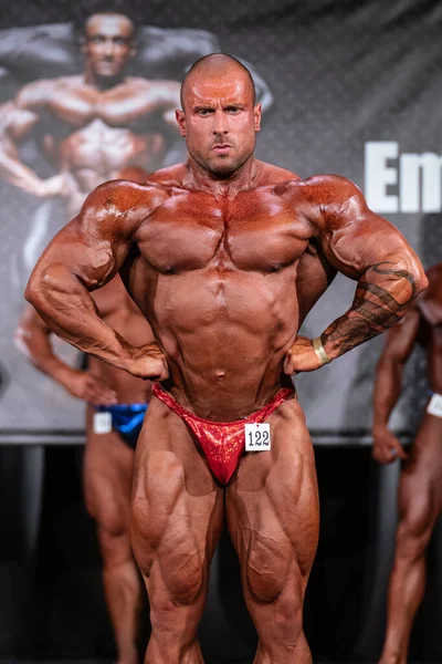 2020 Szeged Hungary Hungary Szept Plumbas Adam Participates Pca Bodybuilding — Stock Photo, Image