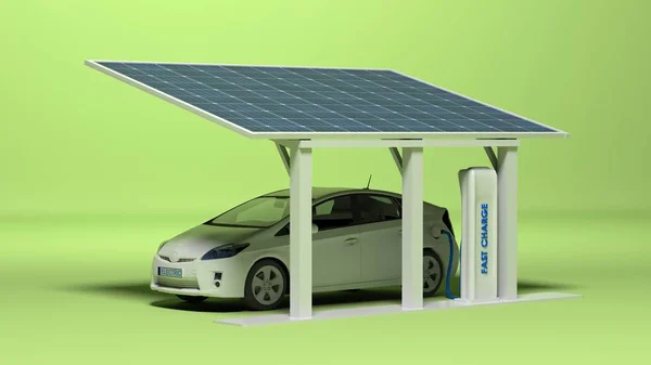 Electric Hydrogen Car — Stock Photo, Image