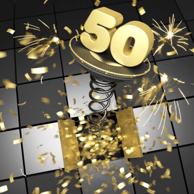 Baharda 50. yıl dönümü altın rakamı