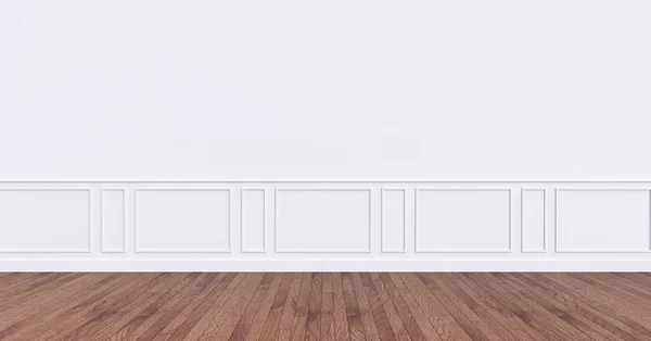 Empty Modern Interior Blank Wall Rendering — Stock Photo, Image