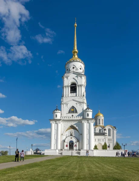Mariä-Himmelfahrt-Kathedrale in Wladimir, Russland. Stockbild