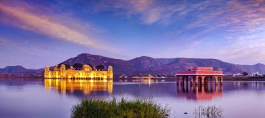 Su Palace Jal Mahal, adam Sager Gölü, Jaipur, Rajasthan, Hindistan, Asya