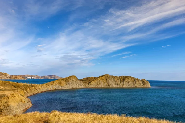 Cabo Camaleón, Bahía de Koktebel, Mar Negro, Crimea — Foto de Stock