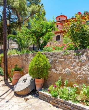 Manastır Kremaston, Crete, Yunanistan