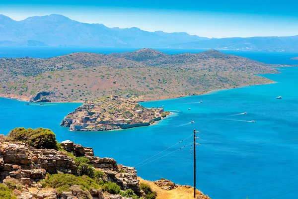 Νήσος Σπιναλόγκα, Κρήτη, Ελλάδα — Φωτογραφία Αρχείου