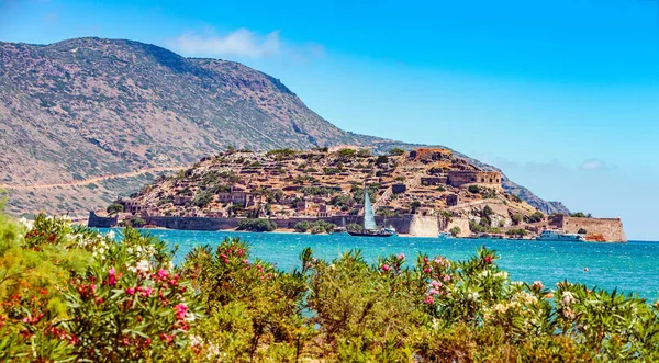 Ilha de Spinalonga, Creta, Grécia — Fotografia de Stock