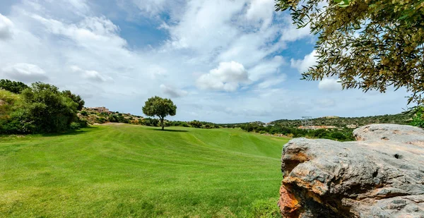 Golf course, Kréta, Görögország. — Stock Fotó
