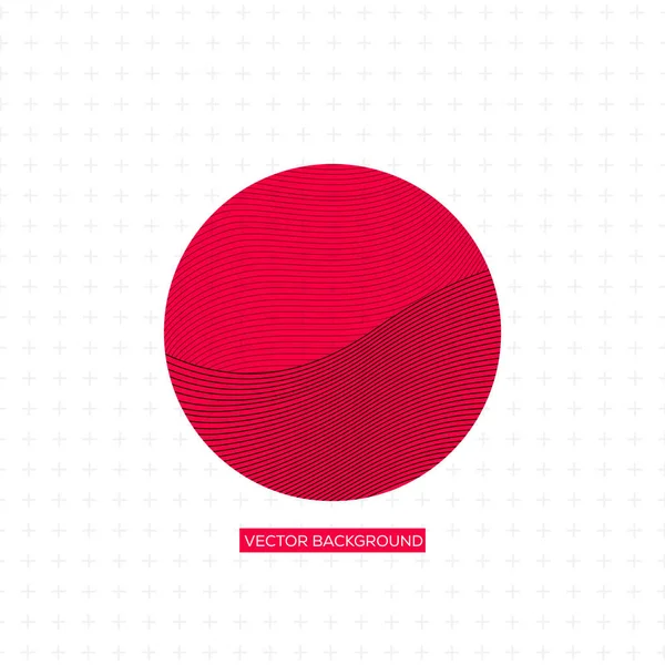 Diseño del logotipo del círculo abstracto. Logotipo de concepto de negocio de moda para su empresa. Icono de vector geométrico creativo . — Archivo Imágenes Vectoriales