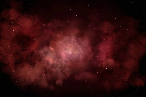 Universe filled with stars, nebula and galaxy - Illustration
