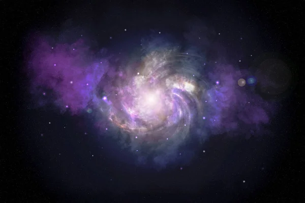 宇宙は、星、星雲、銀河 - イラストでいっぱい — ストック写真
