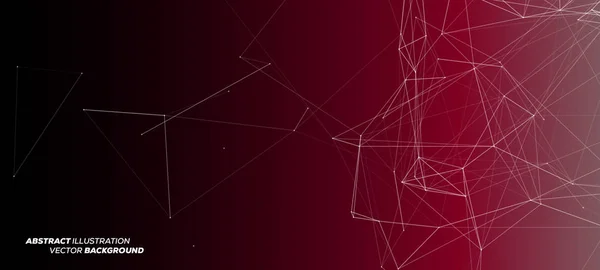 Tecnología Blockchain Fondo Abstracto Criptomoneda Fintech Bloque Cadena Red Concepto — Archivo Imágenes Vectoriales