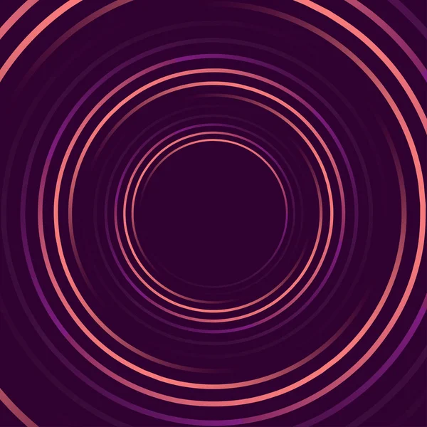 Абстрактная Радиальная Пурпурная Цветная Линия Векторная Иллюстрация — стоковый вектор