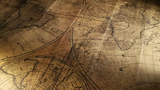 Gros plan d'une vieille carte vintage  