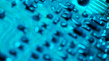 Bir electroniccircuitboard yakın çekim