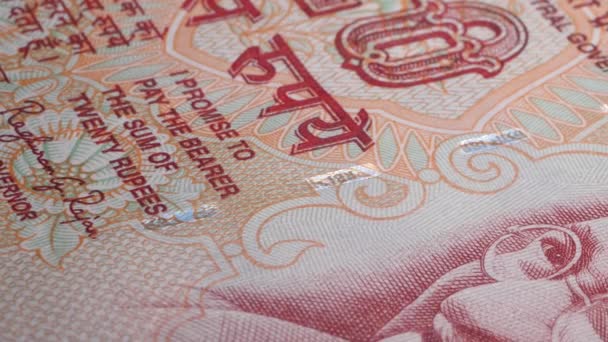 印度货币宏观收盘价 — 图库视频影像