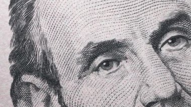 ABD Doları 'nın yakın çekim görüntüleri.