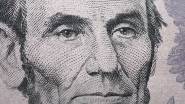 ABD Doları 'nın yakın çekim görüntüleri.