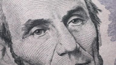 ABD Doları 'nın yakın çekim görüntüleri.