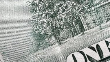 ABD Doları 'nın yakın çekim görüntüleri.